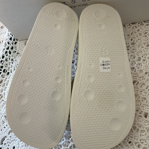 NWT Rag & Bone Pool Slide White Size 6 With Box - Picture 3 of 6